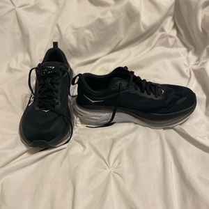 HOKA Bondi 8 Women’s Shoes Black/White